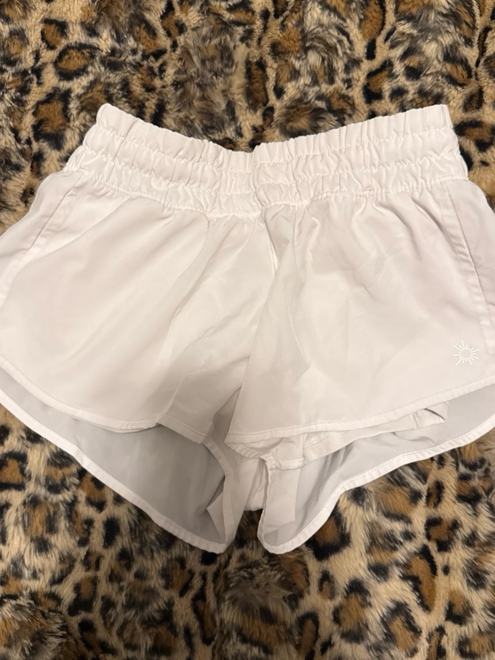 White Aerie Women's Athletic Shorts with Elastic Waist